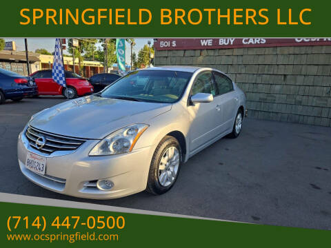 2010 Nissan Altima for sale at SPRINGFIELD BROTHERS LLC in Fullerton CA