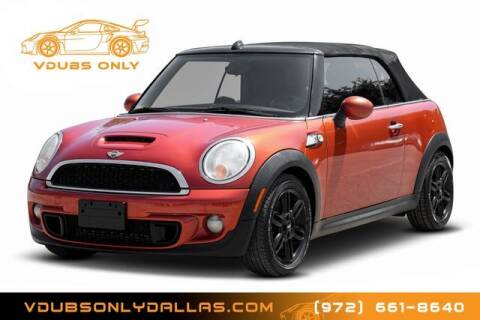 2012 MINI Cooper Convertible for sale at VDUBS ONLY in Plano TX