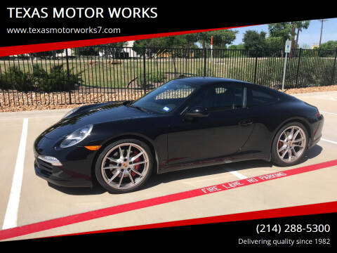 2013 Porsche 911 for sale at TEXAS MOTOR WORKS in Arlington TX