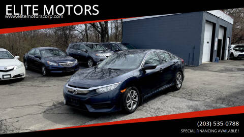 2016 Honda Civic for sale at ELITE MOTORS in West Haven CT