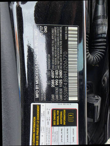 2017 Mercedes-Benz C-Class