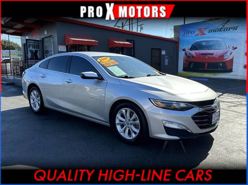 2021 Chevrolet Malibu for sale at Pro X Motors in South Gate CA