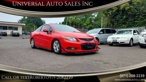 2012 Honda Civic for sale at Universal Auto Sales Inc in Salem OR