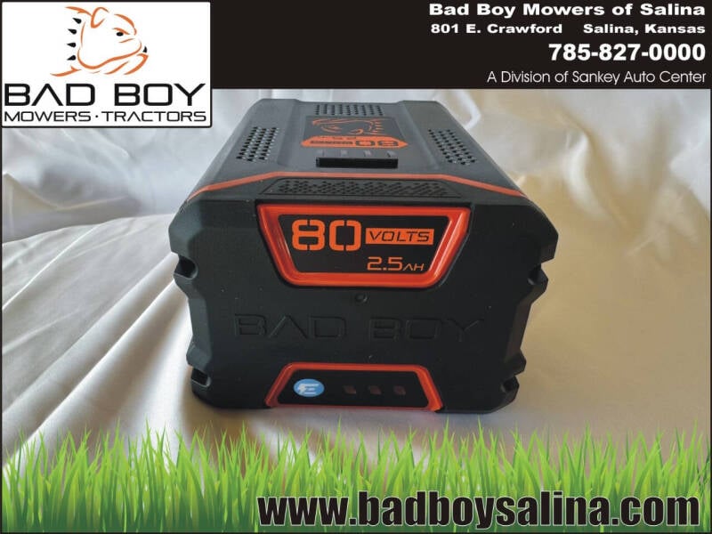  Bad Boy 80V 2.5 Ah Battery  for sale at Bad Boy Salina / Division of Sankey Auto Center - Handheld Equipment in Salina KS