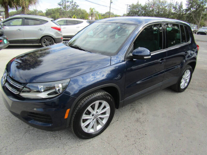 2014 Volkswagen Tiguan for sale at S & T Motors in Hernando FL