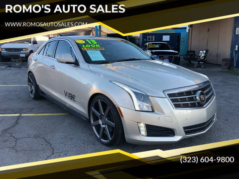 2013 Cadillac ATS for sale at ROMO'S AUTO SALES in Los Angeles CA