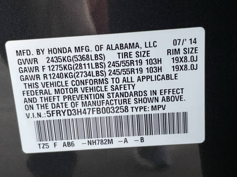 2015 Acura MDX w/Tech