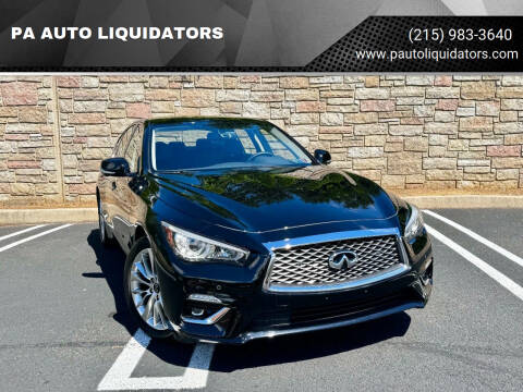 2021 Infiniti Q50 for sale at PA AUTO LIQUIDATORS in Huntingdon Valley PA