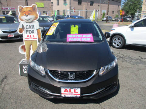 2014 Honda Civic for sale at ALL Luxury Cars in New Brunswick NJ