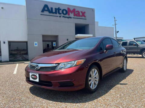 2012 Honda Civic for sale at AutoMax of Memphis - Alex Vivas in Memphis TN