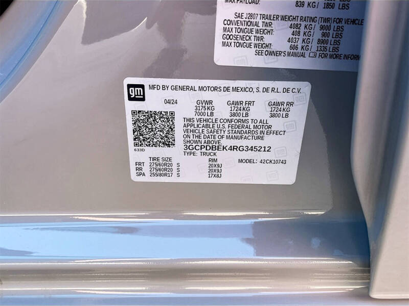 2024 Chevrolet Silverado 1500