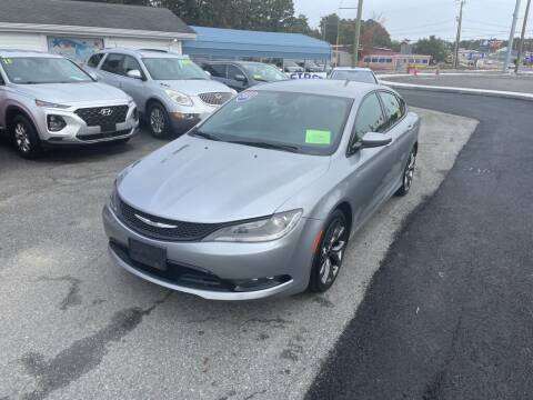 2015 Chrysler 200 for sale at U FIRST AUTO SALES LLC in East Wareham MA