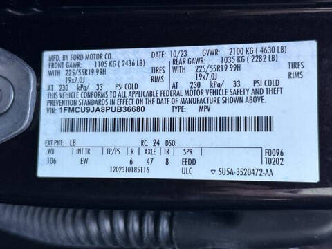 2023 Ford Escape Platinum