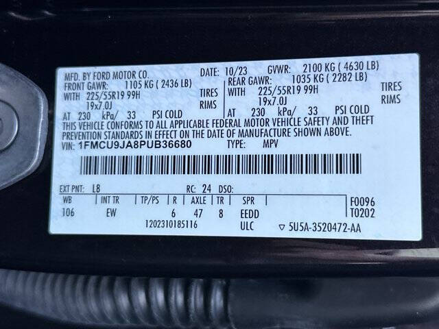 2023 Ford Escape Platinum