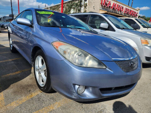 2004 Toyota Camry Solara for sale at USA Auto Brokers in Houston TX