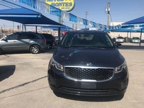 2015 Kia Sedona for sale at Autos Montes in Socorro TX