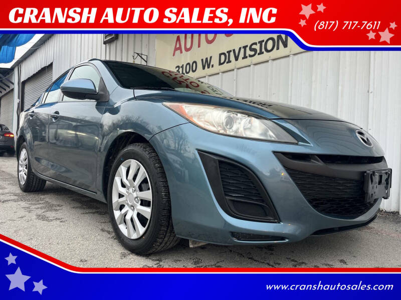 2011 Mazda MAZDA3 for sale at CRANSH AUTO SALES, INC in Arlington TX