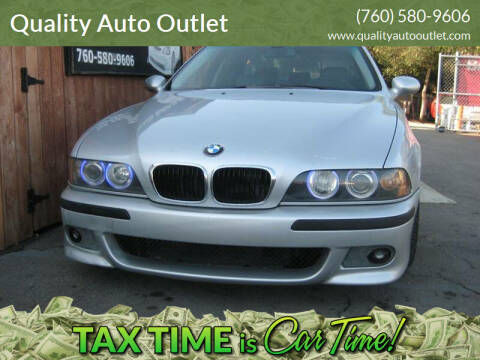 2003 BMW 5 Series for sale at Quality Auto Outlet in Vista CA