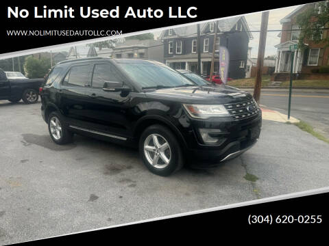 2017 Ford Explorer for sale at No Limit Used Auto LLC in Martinsburg WV