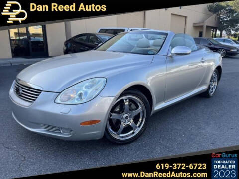 2002 Lexus SC 430 for sale at Dan Reed Autos in Escondido CA