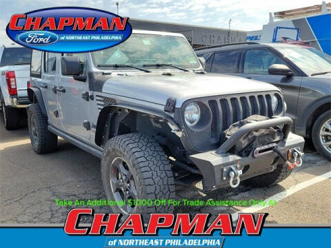 2018 Jeep Wrangler Unlimited for sale at CHAPMAN FORD NORTHEAST PHILADELPHIA in Philadelphia PA