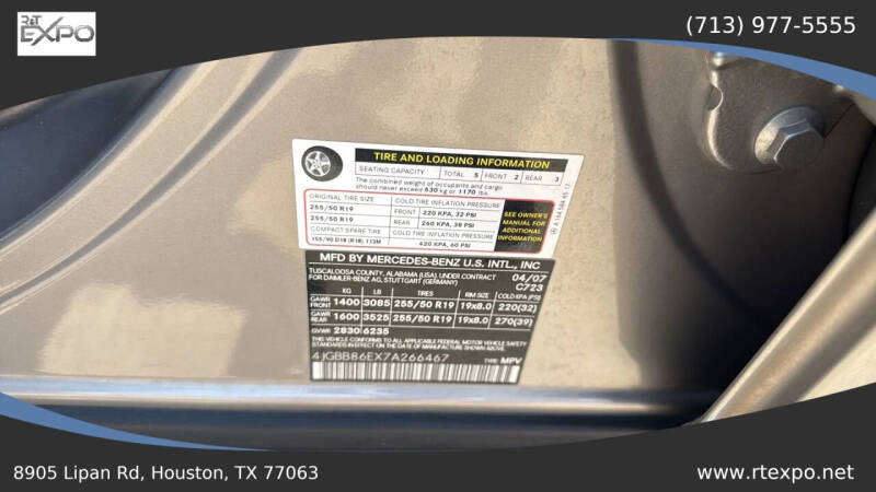 2007 Mercedes-Benz M-Class ML 350