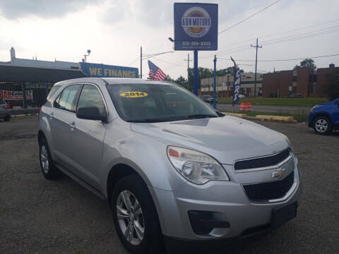 2014 Chevrolet Equinox for sale at ABN Motors in Redford MI