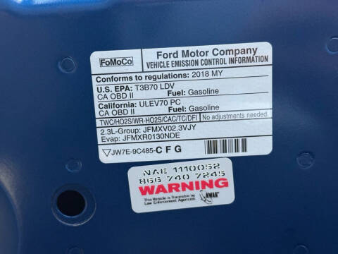 2018 Ford Mustang EcoBoost