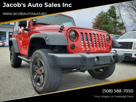 2010 Jeep Wrangler for sale at Jacob's Auto Sales Inc in West Bridgewater MA