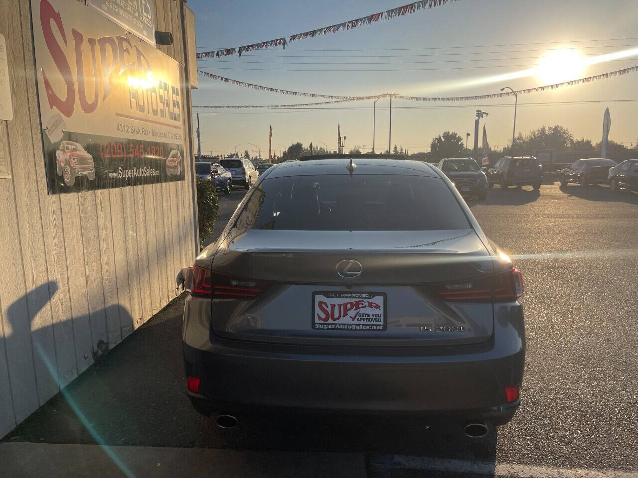 2016 Lexus IS 200t for sale at Super Auto Sales Modesto in Modesto, CA