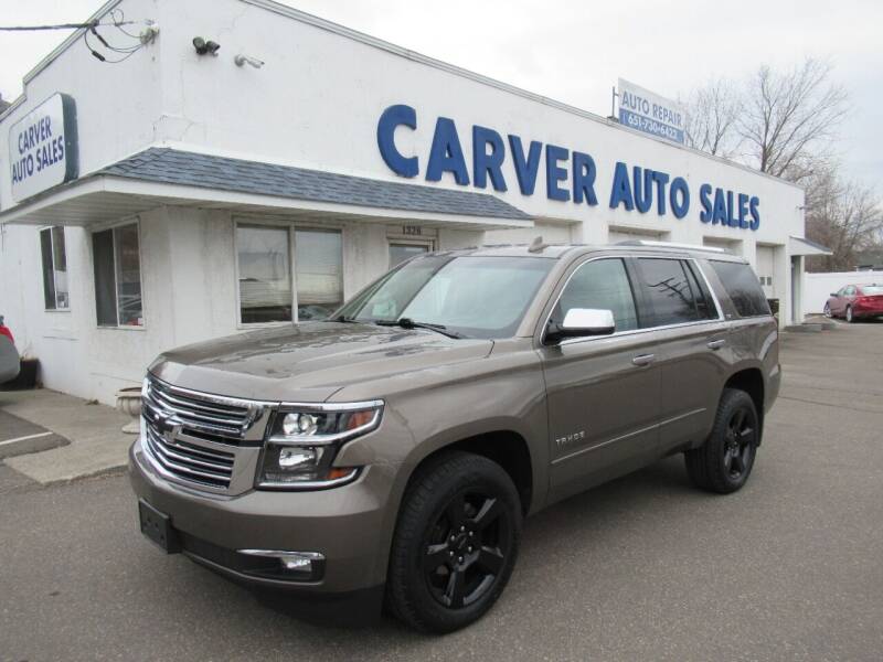 2016 Chevrolet Tahoe for sale at Carver Auto Sales in Saint Paul MN