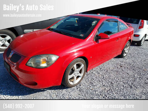 2007 Pontiac G5 for sale at Bailey's Auto Sales in Cloverdale VA