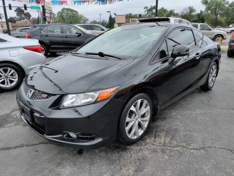 2012 Honda Civic for sale at TOP YIN MOTORS in Mount Prospect IL