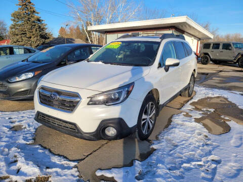 2018 Subaru Outback for sale at Clare Auto Sales, Inc. in Clare MI