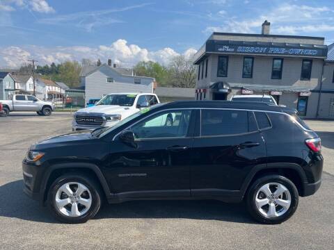 2021 Jeep Compass for sale at Sisson Pre-Owned in Uniontown PA