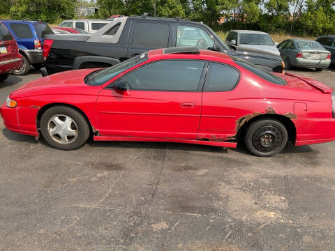 2003 Chevrolet Monte Carlo for sale at Continental Auto Sales in Ramsey MN