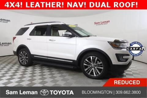 2017 Ford Explorer for sale at Sam Leman Toyota Bloomington in Bloomington IL