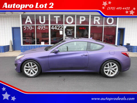2013 Hyundai Genesis Coupe for sale at Autopro Lot 2 in Sunbury PA