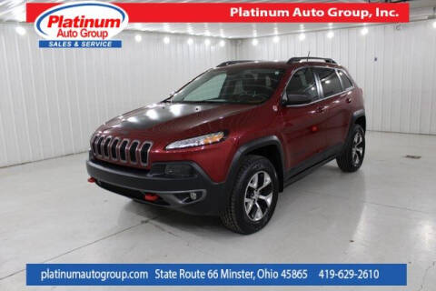 2015 Jeep Cherokee for sale at Platinum Auto Group Inc. in Minster OH