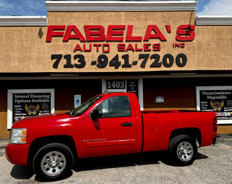 2008 Chevrolet Silverado 1500 for sale at Fabela's Auto Sales Inc. in South Houston TX
