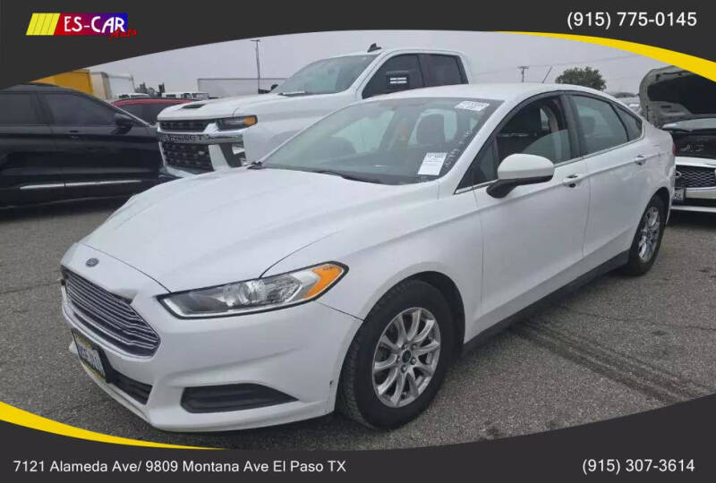 2016 Ford Fusion for sale at Escar Auto in El Paso TX