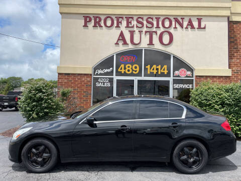 2012 Infiniti G37 Sedan for sale at Professional Auto Sales & Service in Fort Wayne IN