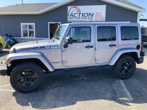 2014 Jeep Wrangler Unlimited for sale at Action Motor Sales in Gaylord MI