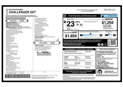 2019 Dodge Challenger SXT