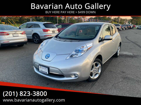 2012 Nissan LEAF for sale at Bavarian Auto Gallery in Bayonne NJ