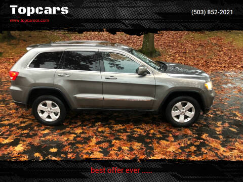 2012 Jeep Grand Cherokee for sale at Topcars in Wilsonville OR