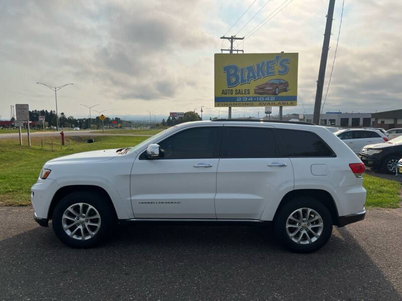 2014 Jeep Grand Cherokee for sale at Blake's Auto Sales in Rice Lake WI
