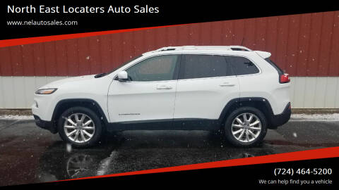 2017 Jeep Cherokee for sale at North East Locaters Auto Sales in Indiana PA