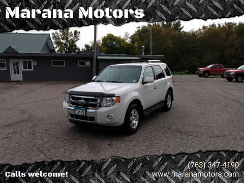 2012 Ford Escape for sale at Marana Motors in Princeton MN