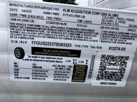 2025 Aluma 8122TA SR